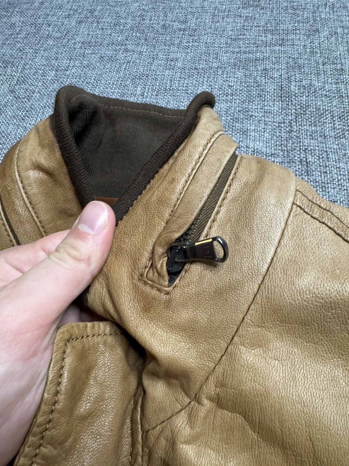 Tommy Hilfiger Vintage Tommy Hilfiger Tailored leather jacket L Size US L / EU 52-54 / 3 - 7 Thumbnail
