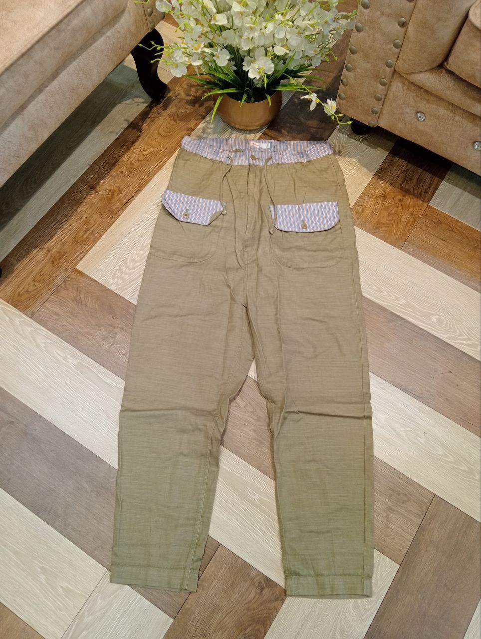 Issey Miyake NE-NET ISSEY MIYAKE 4 POCKET PANTS - SIZE 2 Size US 31 - 1 Thumbnail