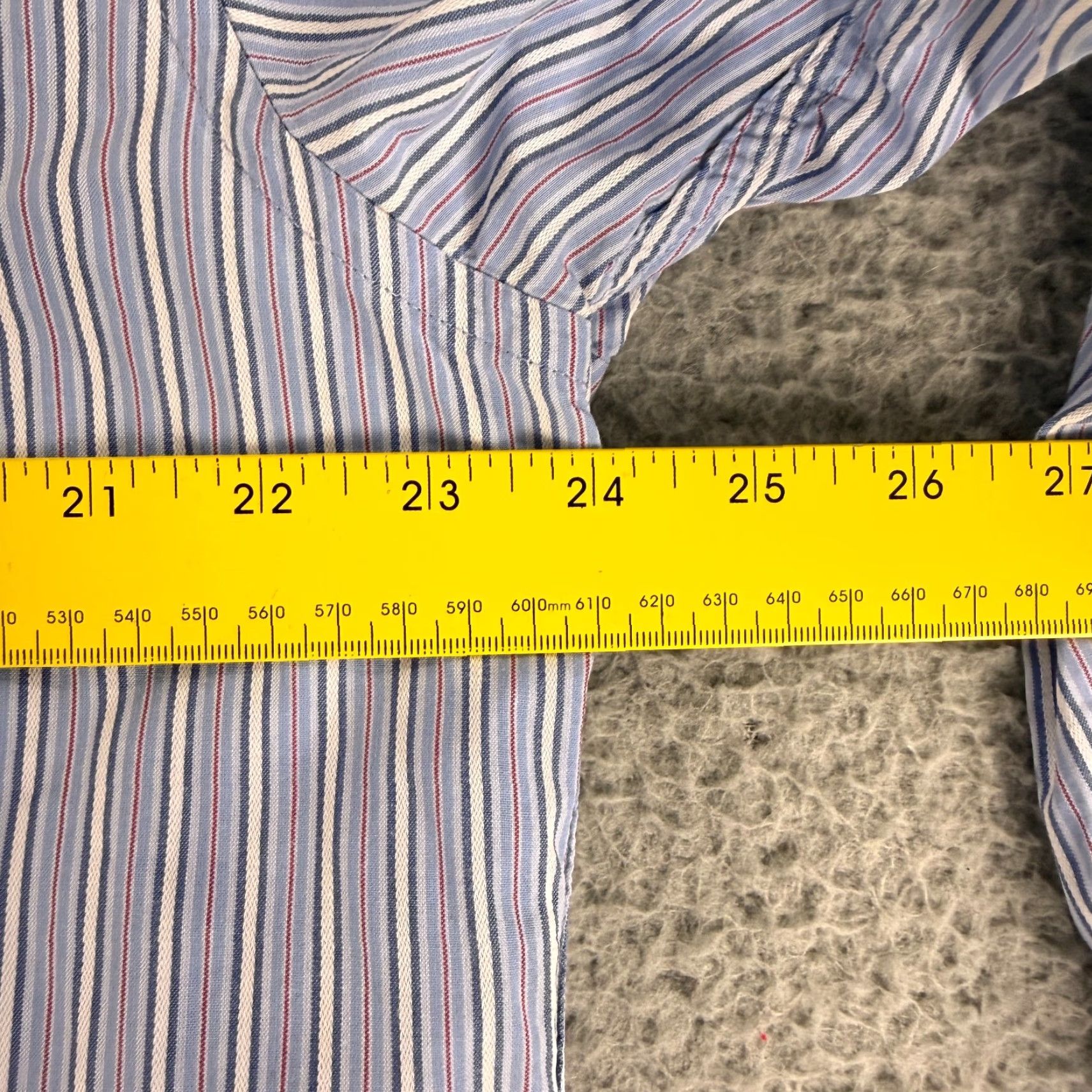 Vintage VINTAGE Barneys New York Button-Up Shirt Mens Large Blue Striped Long Sleeve Size US L / EU 52-54 / 3 - 5 Thumbnail