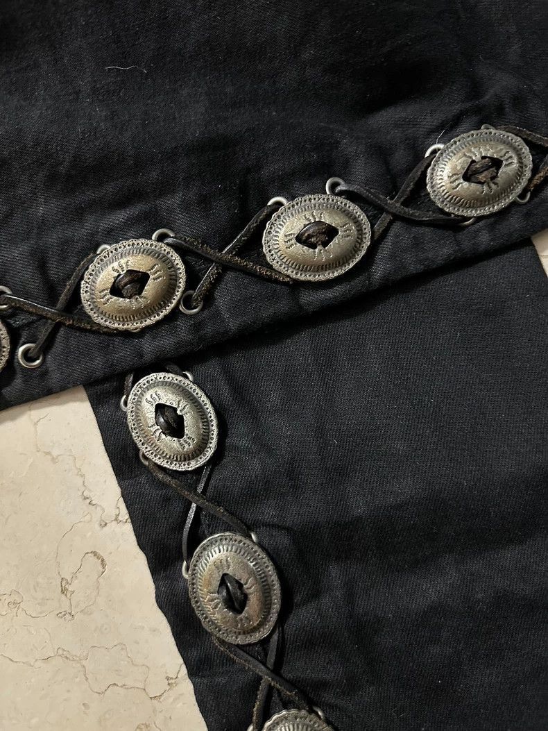 Saint Laurent Paris Saint Laurent Paris Woven silver buckle jeans-2508 Size US 32 / EU 48 - 4 Thumbnail