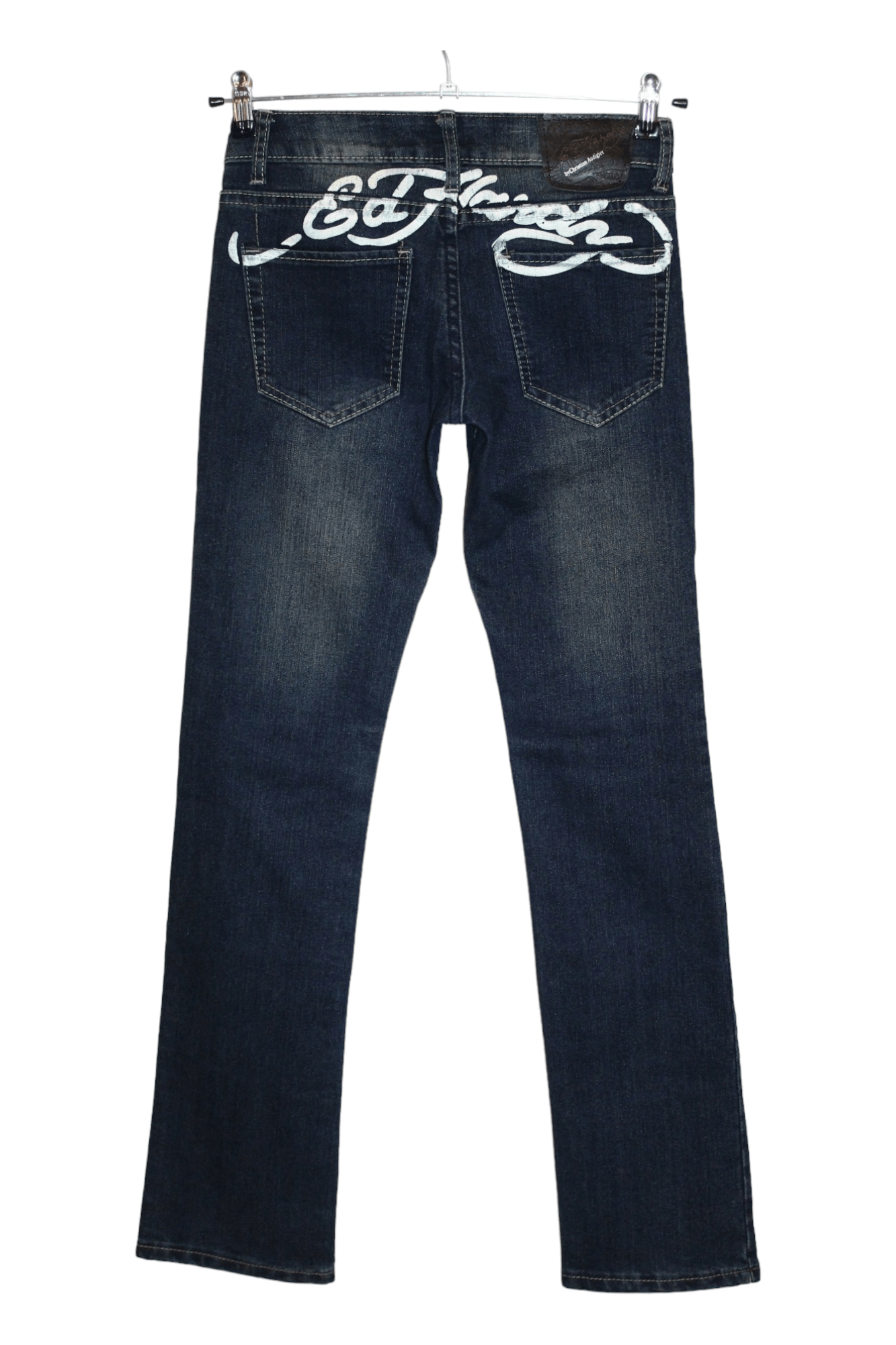 Christian Audigier Ed Hardy Christian Audigier rhinestones trim skinny jeans Size 28" / US 6 / IT 42 - 2 Thumbnail