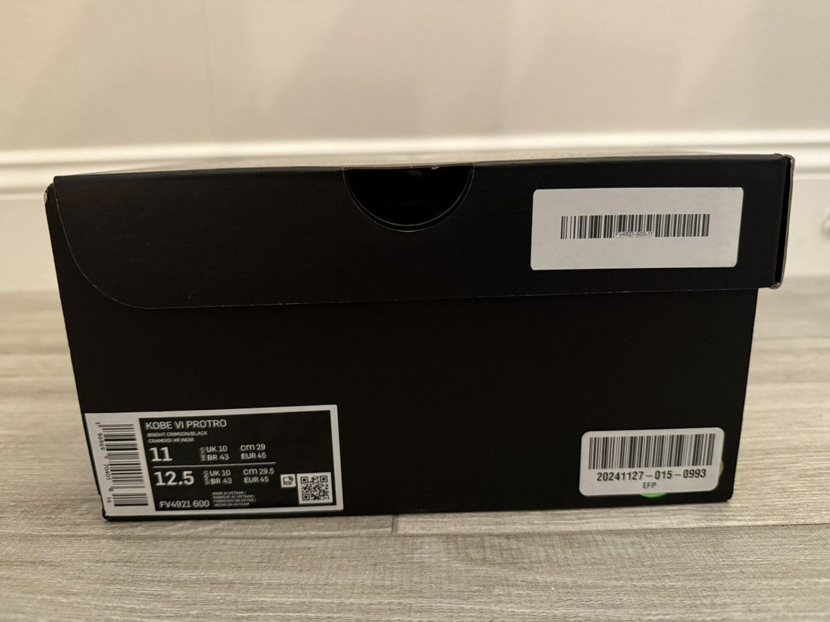 Nike Nike Zoom Kobe 6 Protro Reverse Grinch Crimson Black Sz 11 Size US 11 / EU 44 - 12 Thumbnail