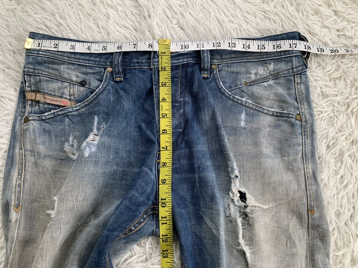 Diesel Distress Diesel Blue Eyecons 2014/1 Edition Denim Pant Size US 35 - 17 Thumbnail
