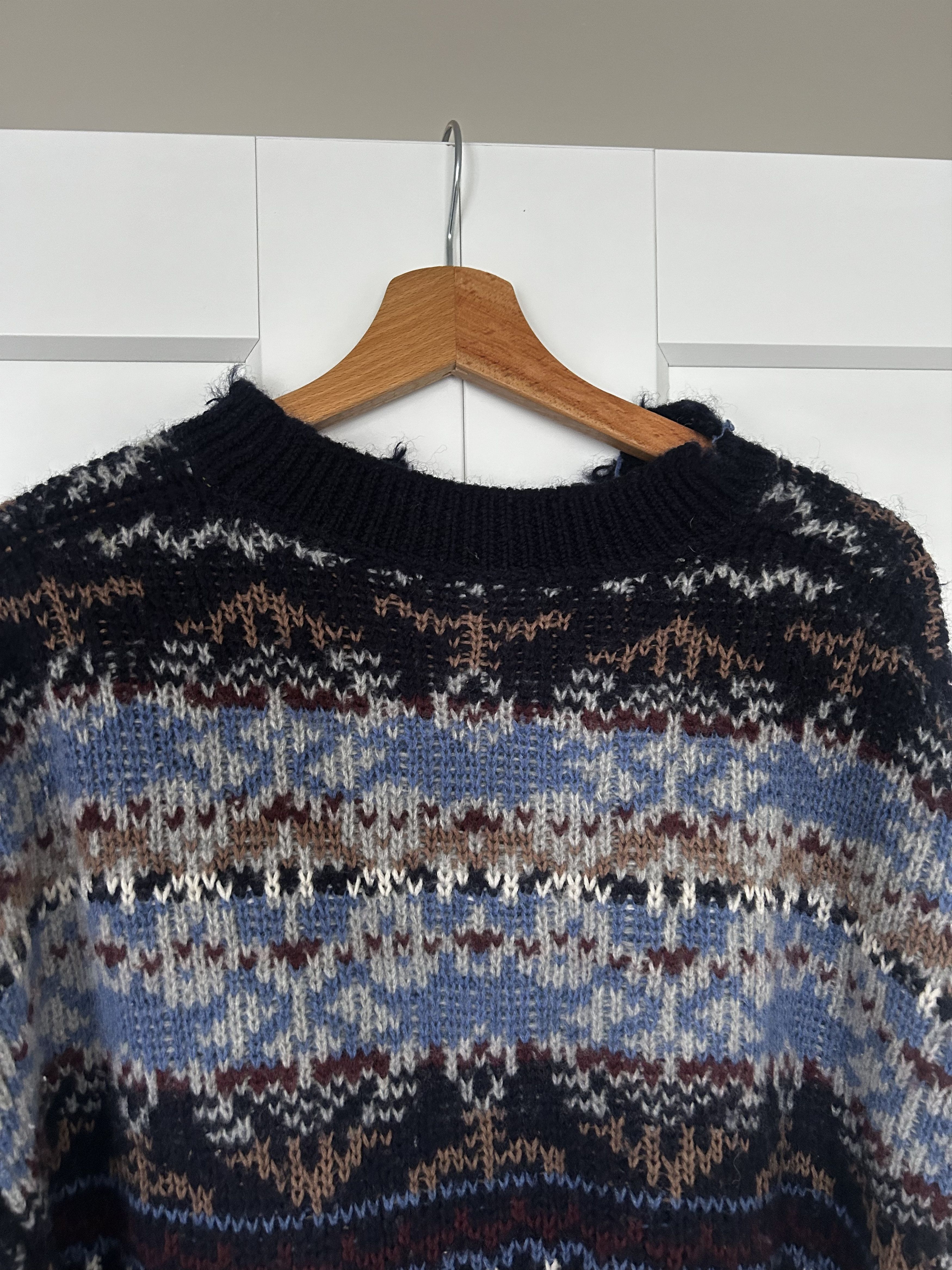 Balenciaga Balenciaga ripped Christmas jumper Size US XXL / EU 58 / 5 - 5 Thumbnail