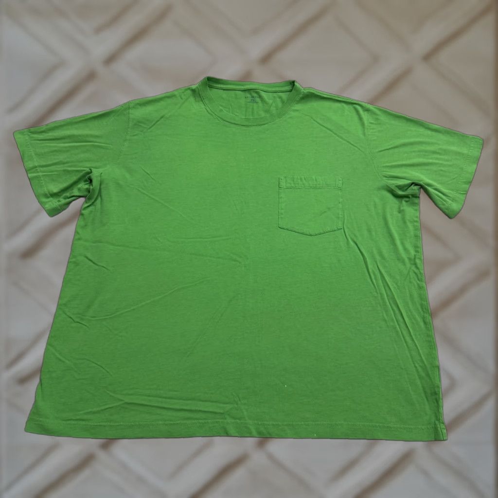 Lands' End Vintage Lands' End Men's XXL Cotton Crew Neck T-Shirt Short Sleeve Green Casual Tee Size US XXL / EU 58 / 5 - 1 Thumbnail