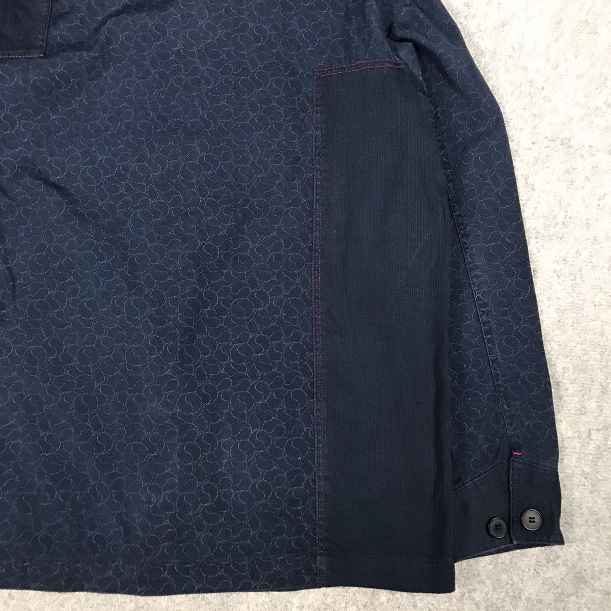 Indigo × Japanese Brand T&C SURF DESIGNS HAWAII INDIGO PATCHWORK BUTTON JACKET Size US M / EU 48-50 / 2 - 10 Thumbnail