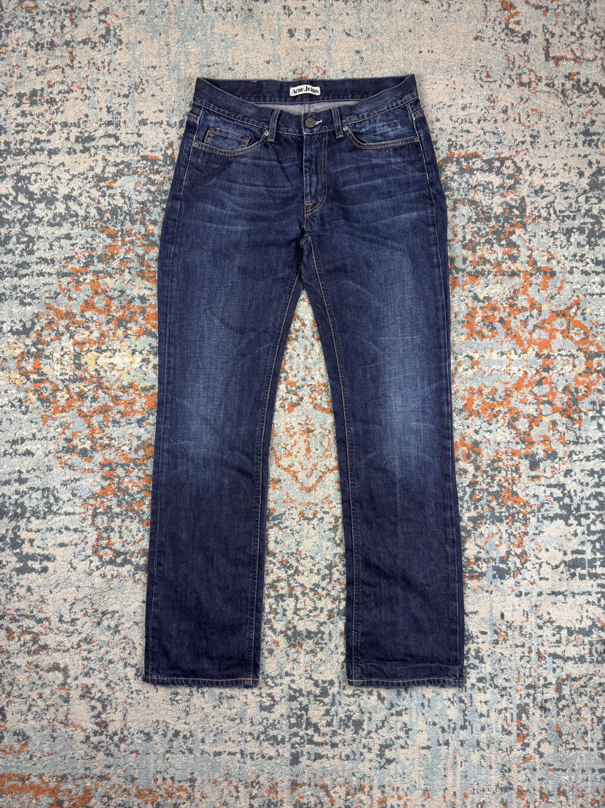 Acne Studios Vintage 00s Acne Studios jeans washed denim slim skinny hedi Size US 31 - 1 Thumbnail