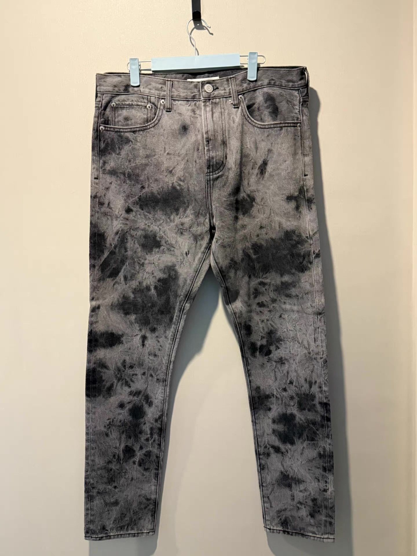 Pacsun PACSUN black and white tie-dye jeans Ｑ20 Size US 34 / EU 50 - 1 Thumbnail
