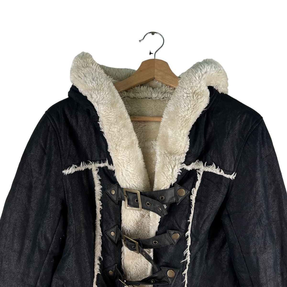 Japanese Brand d.i.a. Shearling Jacket Mink Fur Lining Issey Miyake Design Size US M / EU 48-50 / 2 - 2 Thumbnail