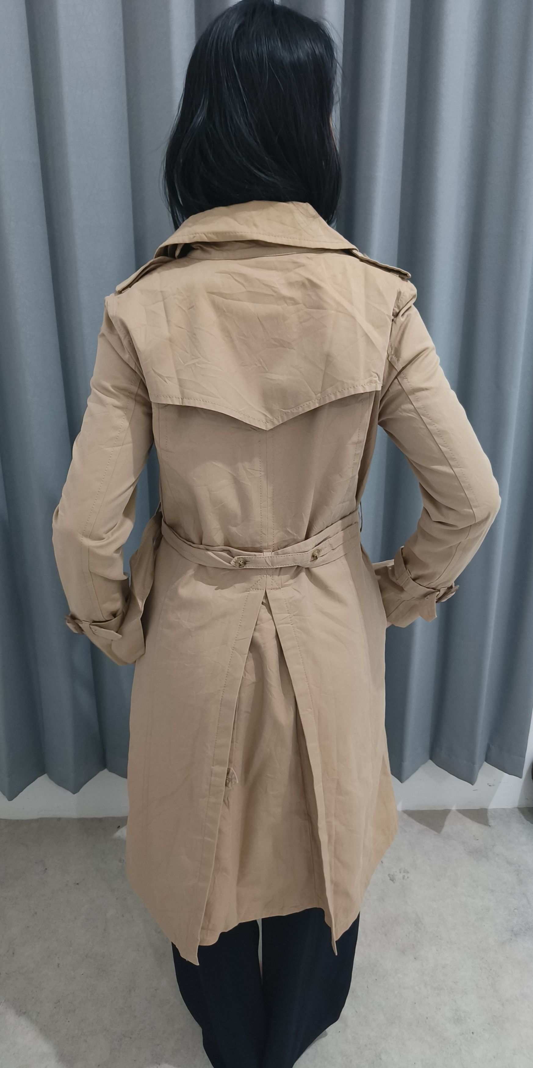 United Arrows UNITED ARROWS Tokyo Japanese Luxury Women's Trench Spy Coat Size M / US 6-8 / IT 42-44 - 8 Thumbnail