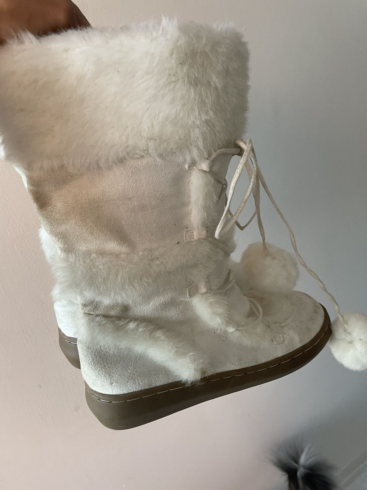 Vintage y2k furry boots Size US 8.5 / IT 38.5 - 8 Thumbnail