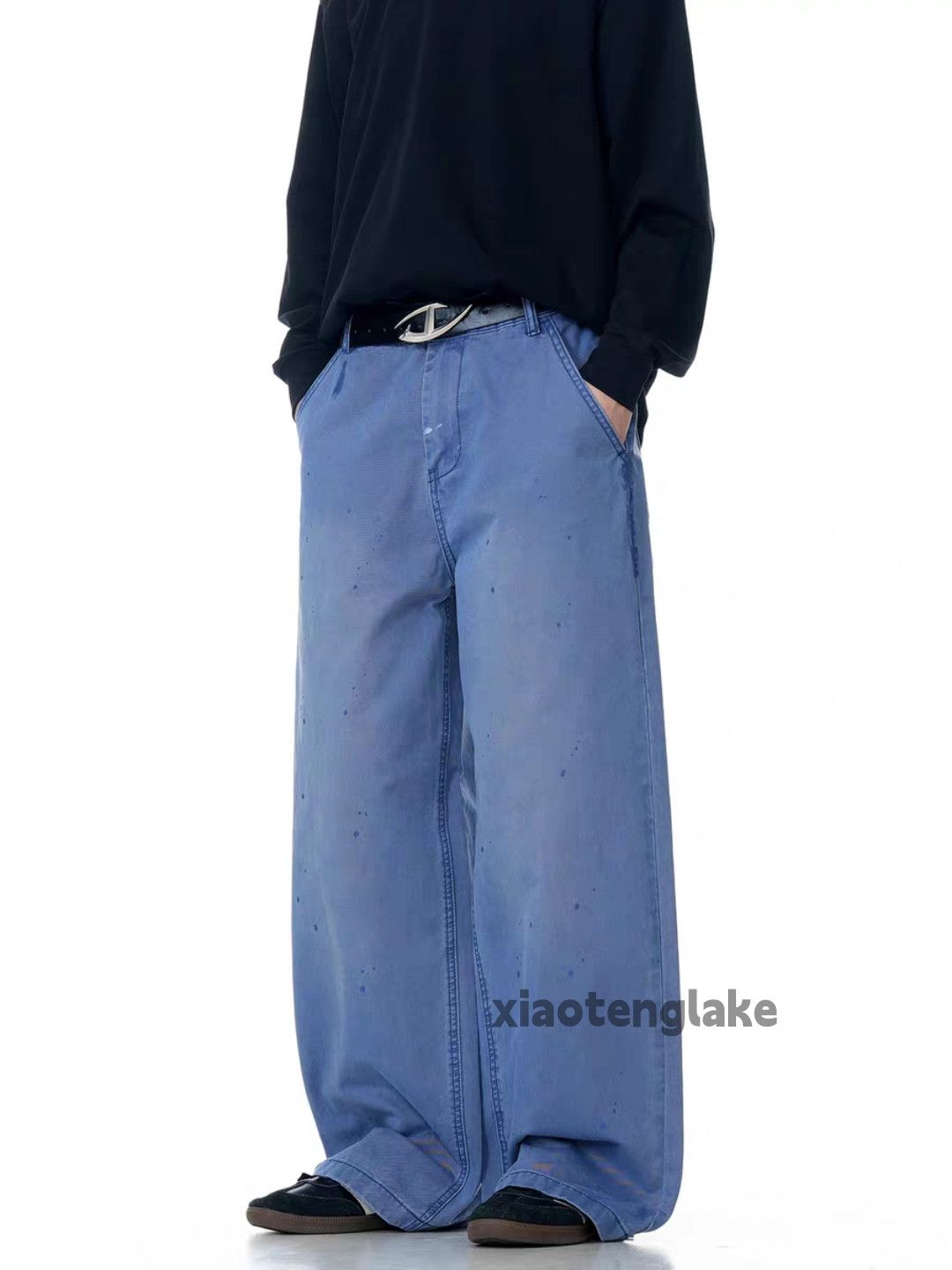 Jean ltx faded loose baggy utility skate hiphop stain pants Size US 34 / EU 50 - 5 Thumbnail