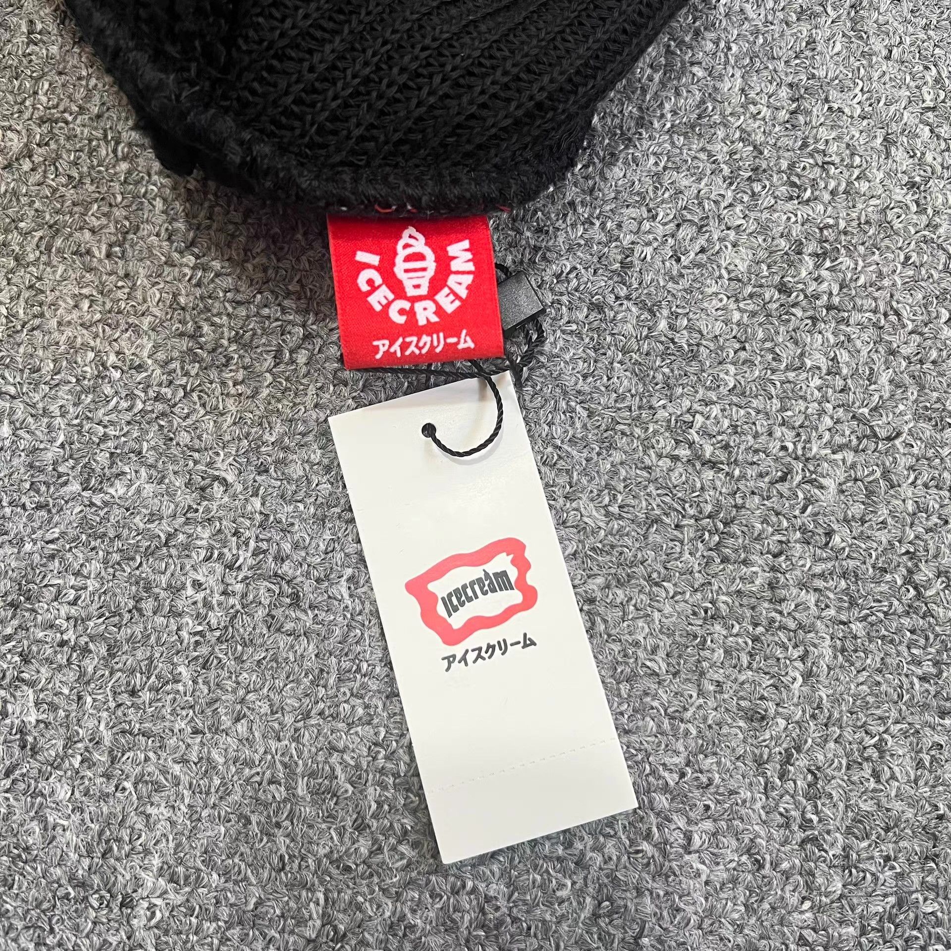 Billionaire Boys Club BBC ICECREAM Face Ice Cream Knitted Beanie Q7 Size ONE SIZE - 4 Thumbnail
