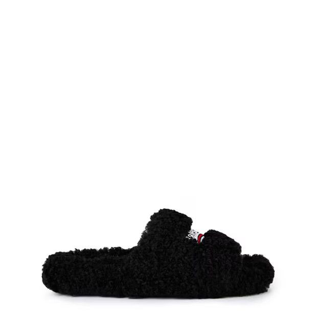 Balenciaga o1g2r1mq0924 Fur Slippers in Black Size US 6 / IT 36 - 1 Thumbnail