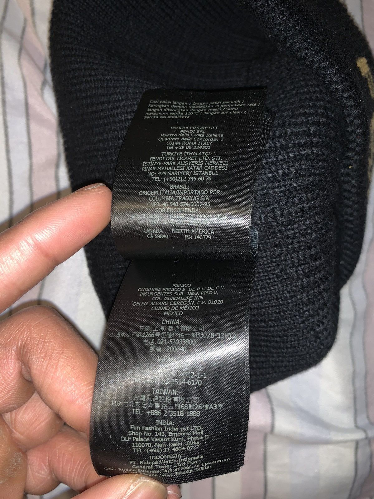 Fendi Fendi Beanie Size ONE SIZE - 5 Thumbnail