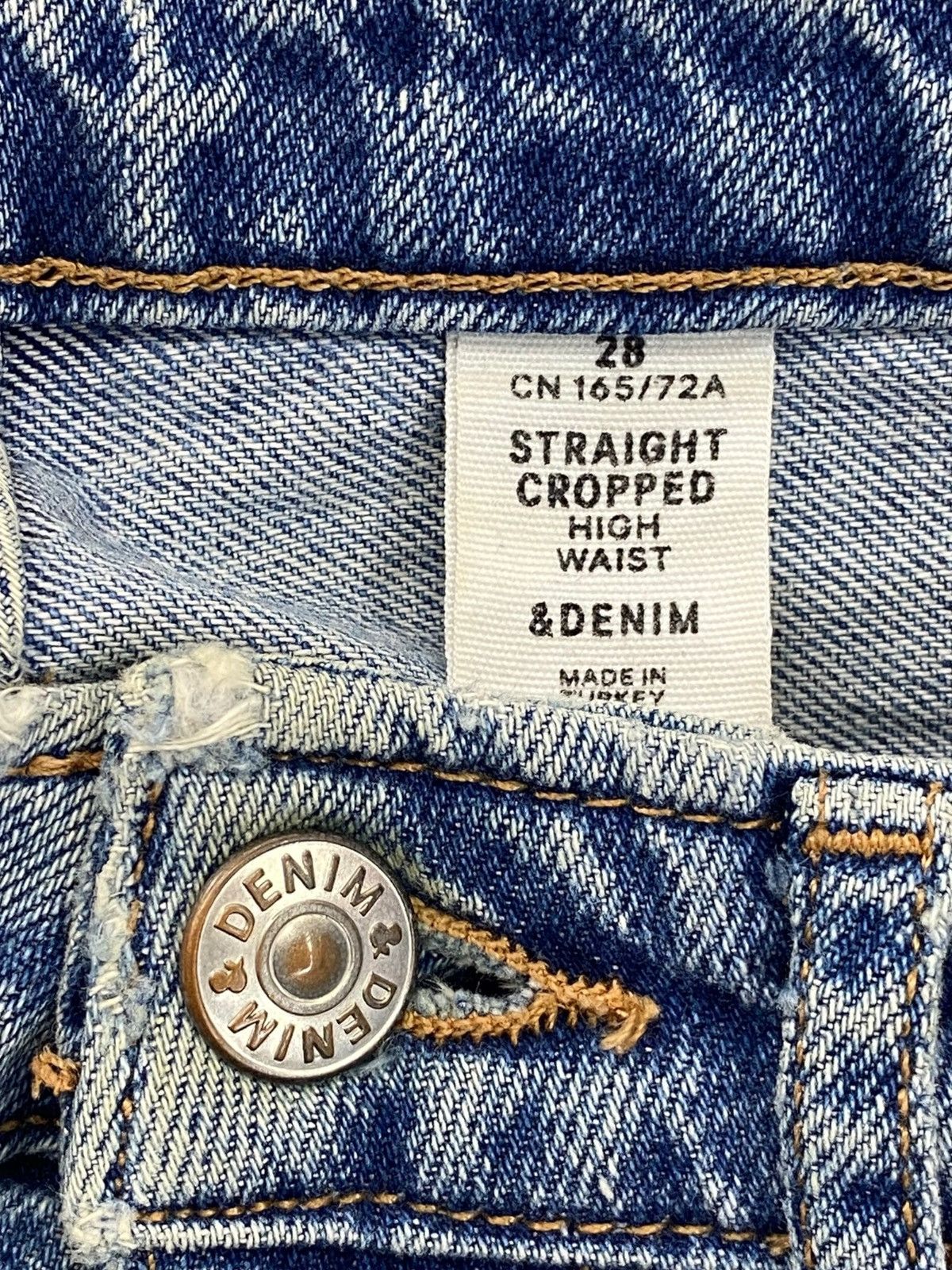 Japanese Brand Japanese Brand High Waist Denim Style Straight Chopped Jeans Size US 30 / EU 46 - 10 Thumbnail
