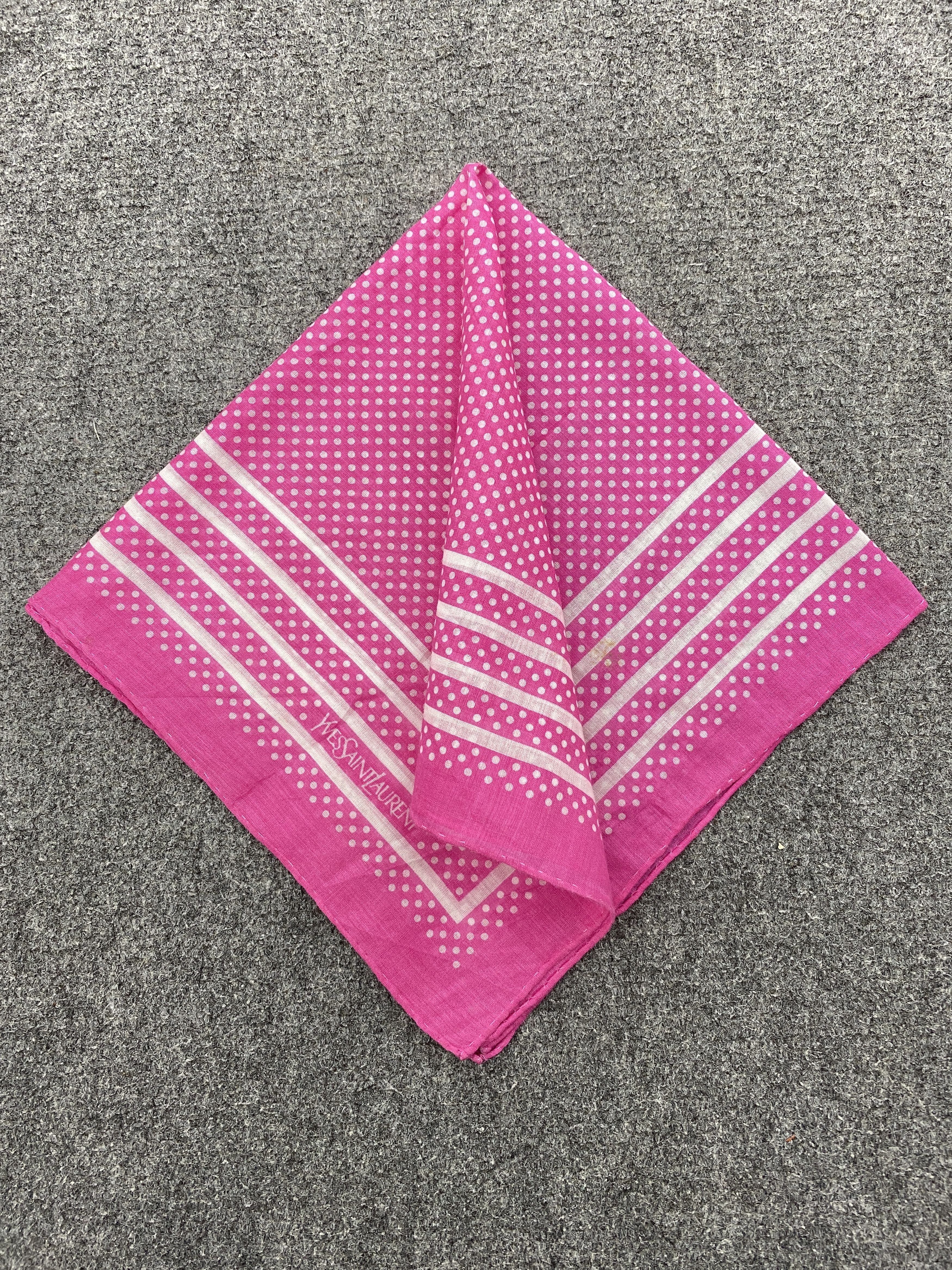 Yves Saint Laurent Yves Saint Laurent Handkerchief / Neckerchief HKC0839 Size ONE SIZE - 3 Thumbnail