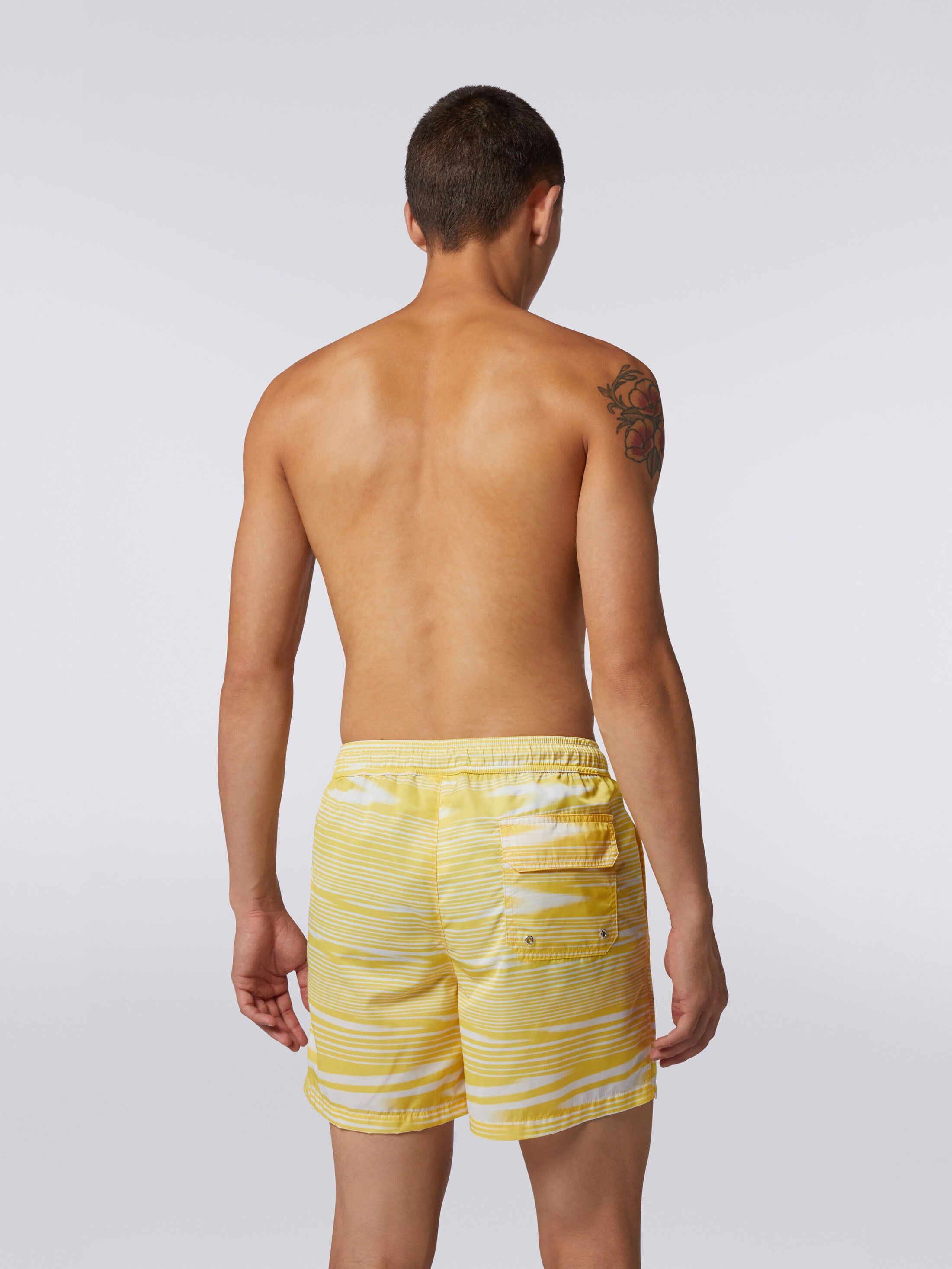 Missoni o1mle1025 Slub Motif Swim Short Trunks In Multicolor Size US 36 / EU 52 - 3 Thumbnail