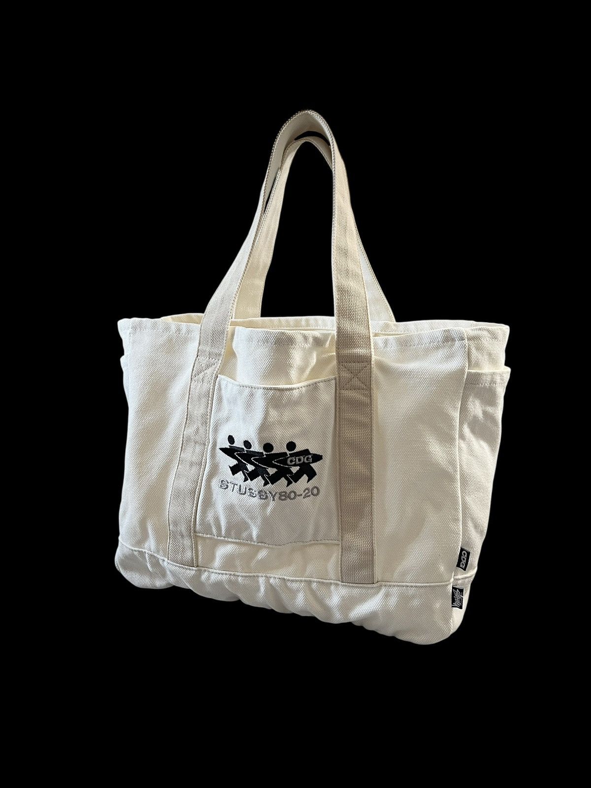 Comme des Garcons × Stussy Stussy x Comme des Garçons Heavy Canvas Tote Bag Size ONE SIZE - 17 Thumbnail