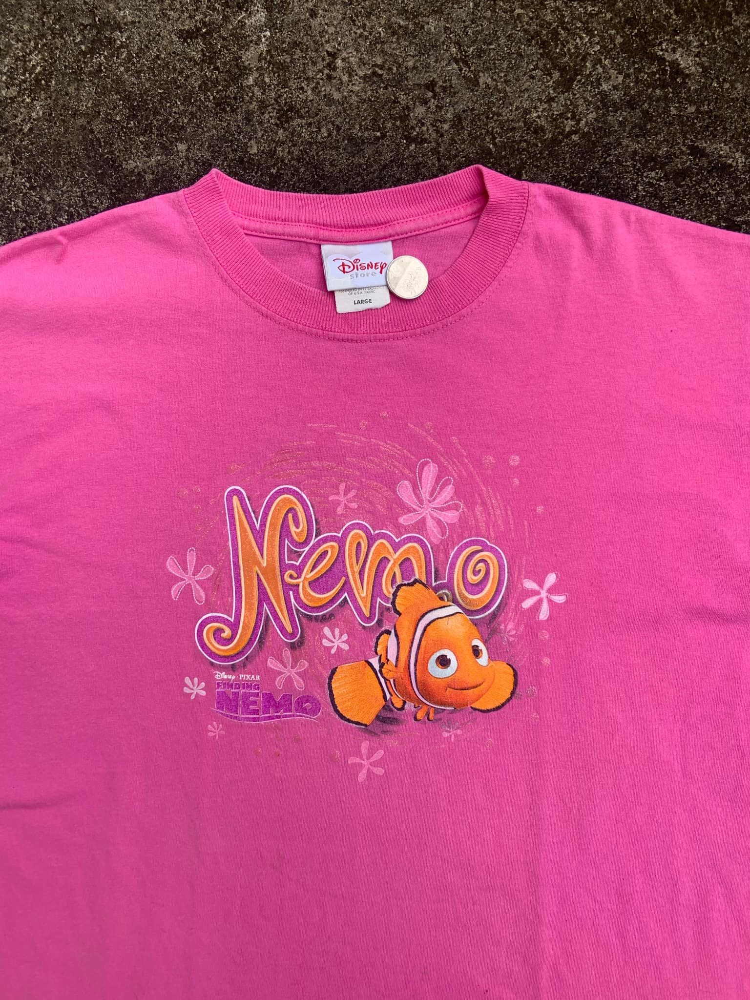 Disney Vintage Disney Nemo Movie Promo Shirt Size L / US 10 / IT 46 - 1 Thumbnail