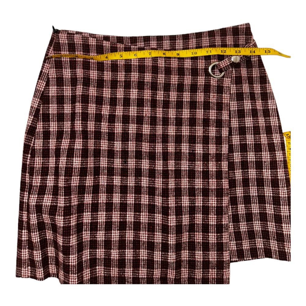 Designer Fransceca’s l NWT Plaid Faux Wrap Mini Skirt Size 14Y Size 24" / US 00 / IT 34 - 4 Thumbnail
