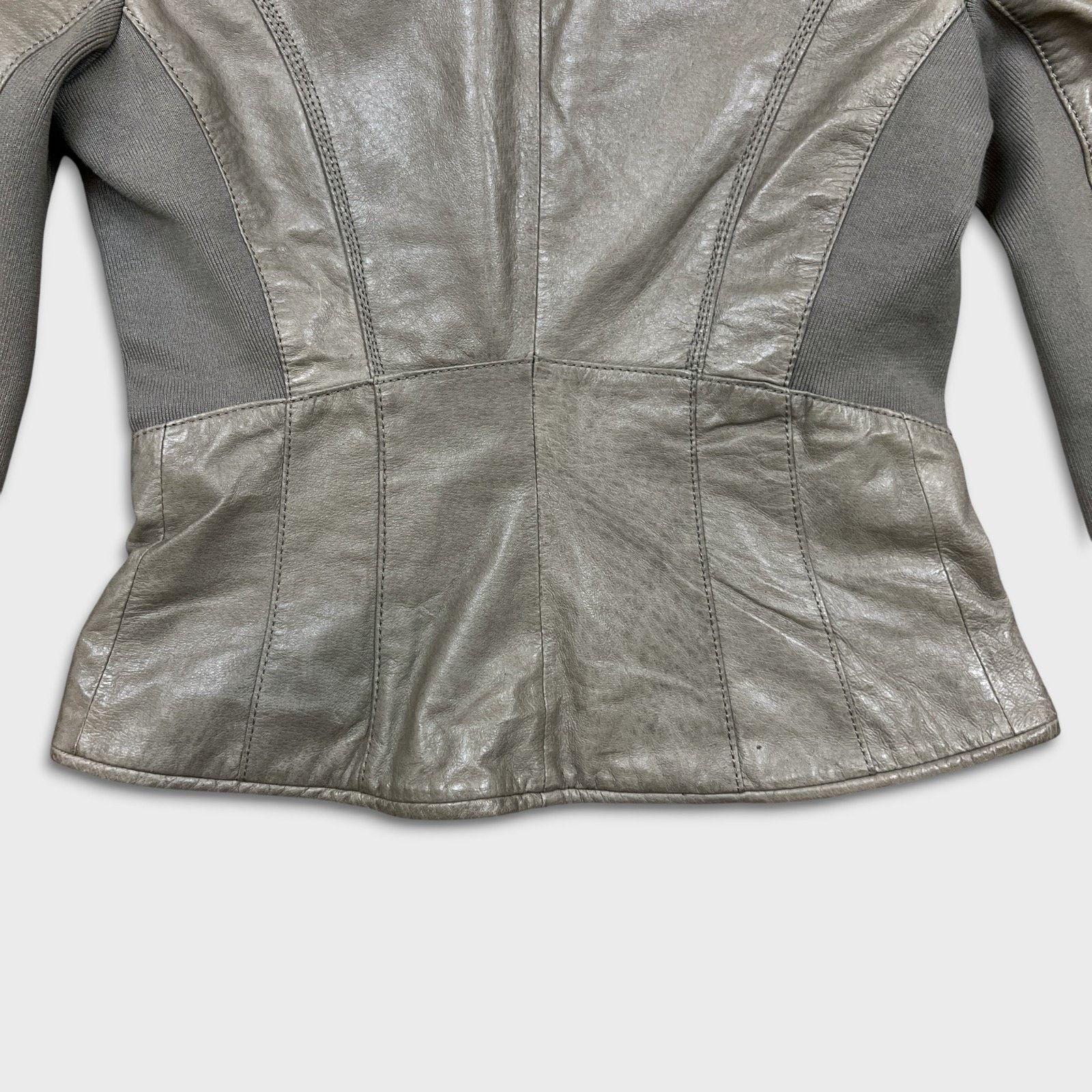 Danier Vintage Danier Leather Jacket Silk Floral Damask Line Bomber Size S / US 4 / IT 40 - 5 Thumbnail