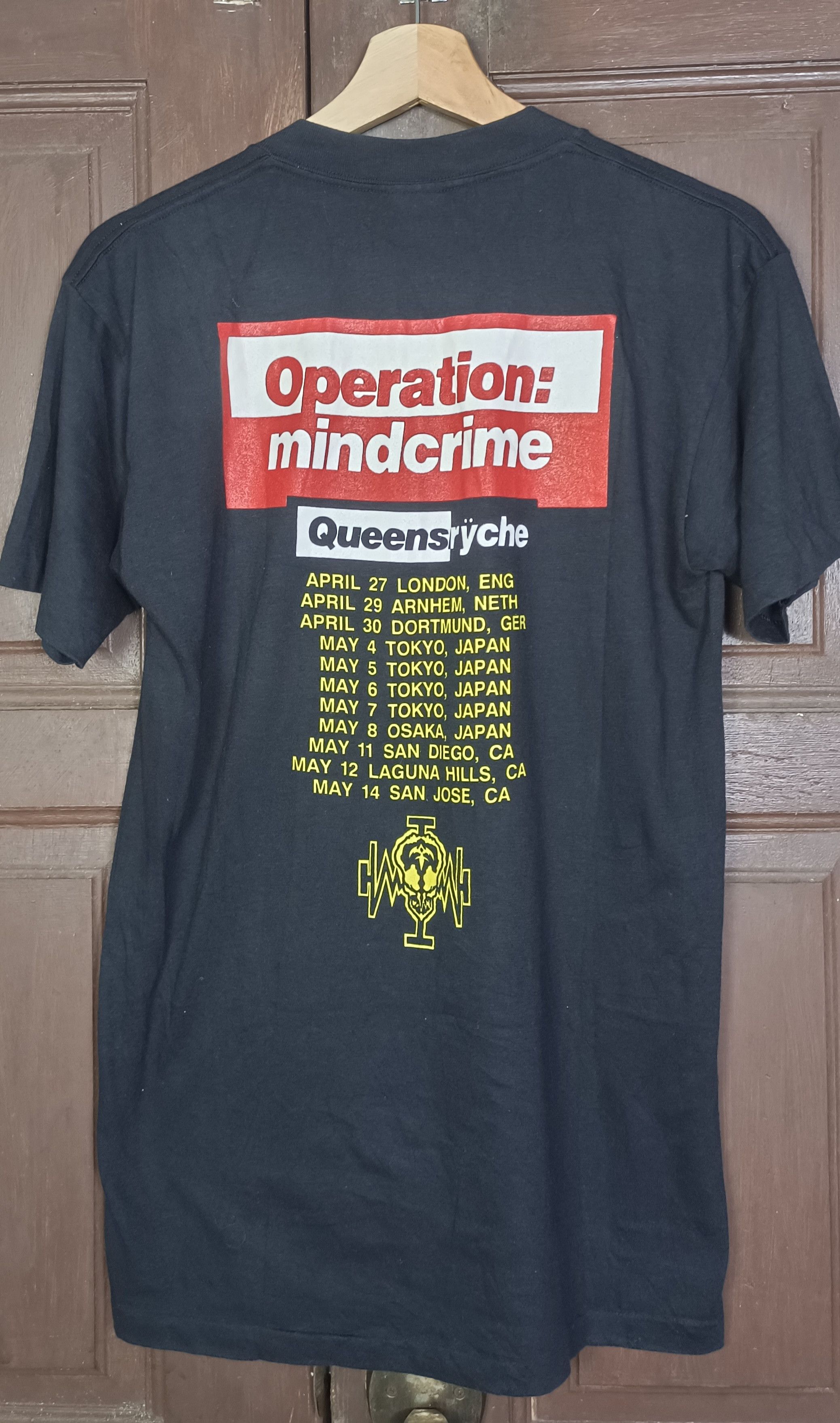 Band Tees Rare Vintage 80s🔥🔥 Queensryche Operation Mindcrime Size US M / EU 48-50 / 2 - 4 Thumbnail