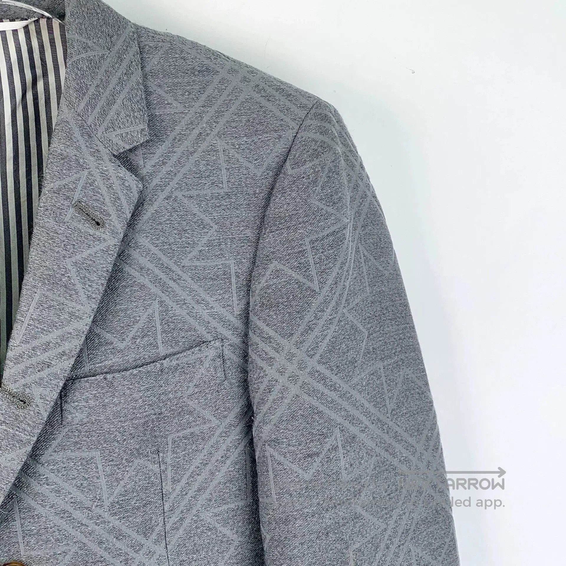 Thom Browne Gray Wool Single-Breasted Blazer. Size US XXS / EU 40 - 3 Thumbnail