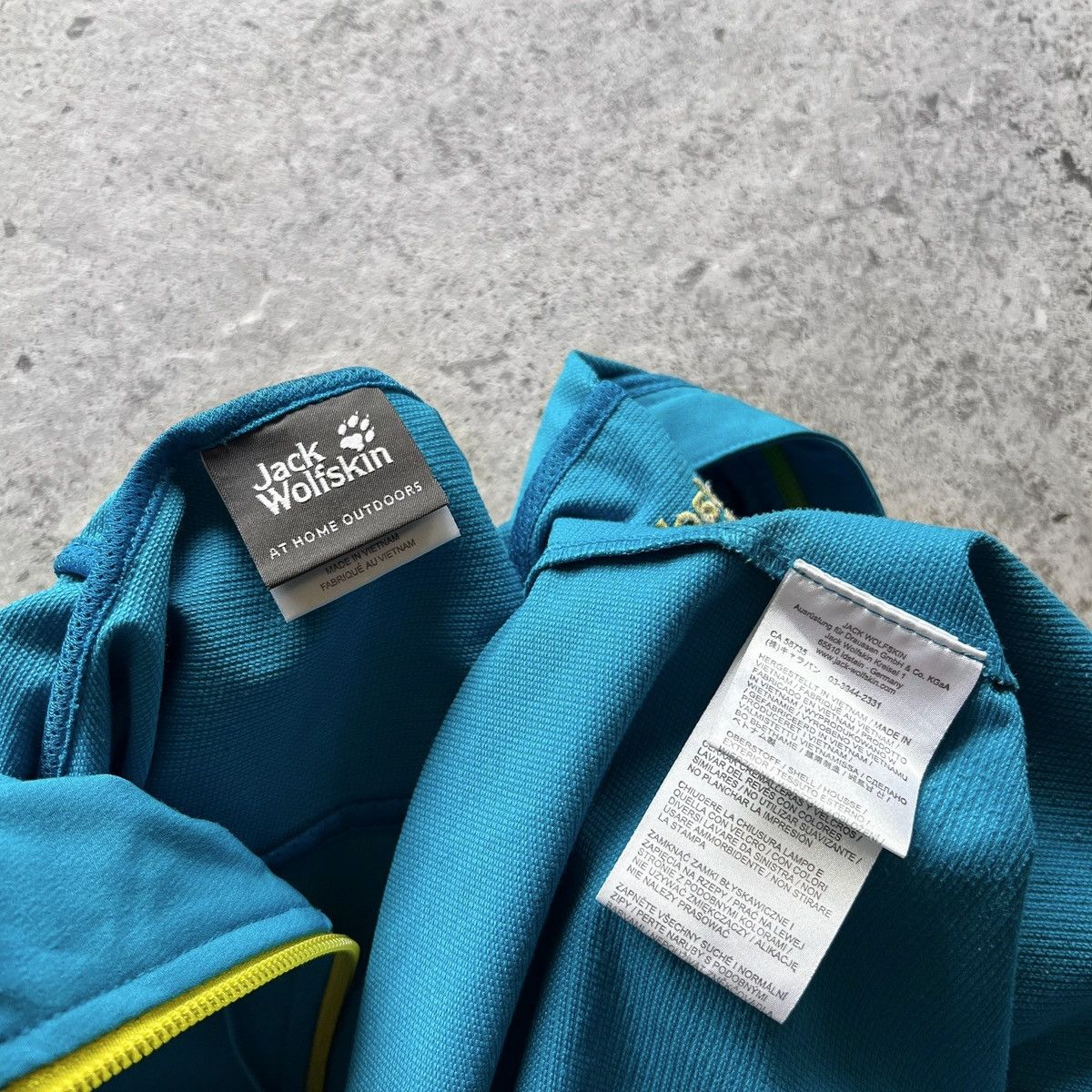 Jack Wolfskin Jack Wolfskin Blue Long Sleeve Full Zip Jacket Flex Shield Size US M / EU 48-50 / 2 - 7 Thumbnail