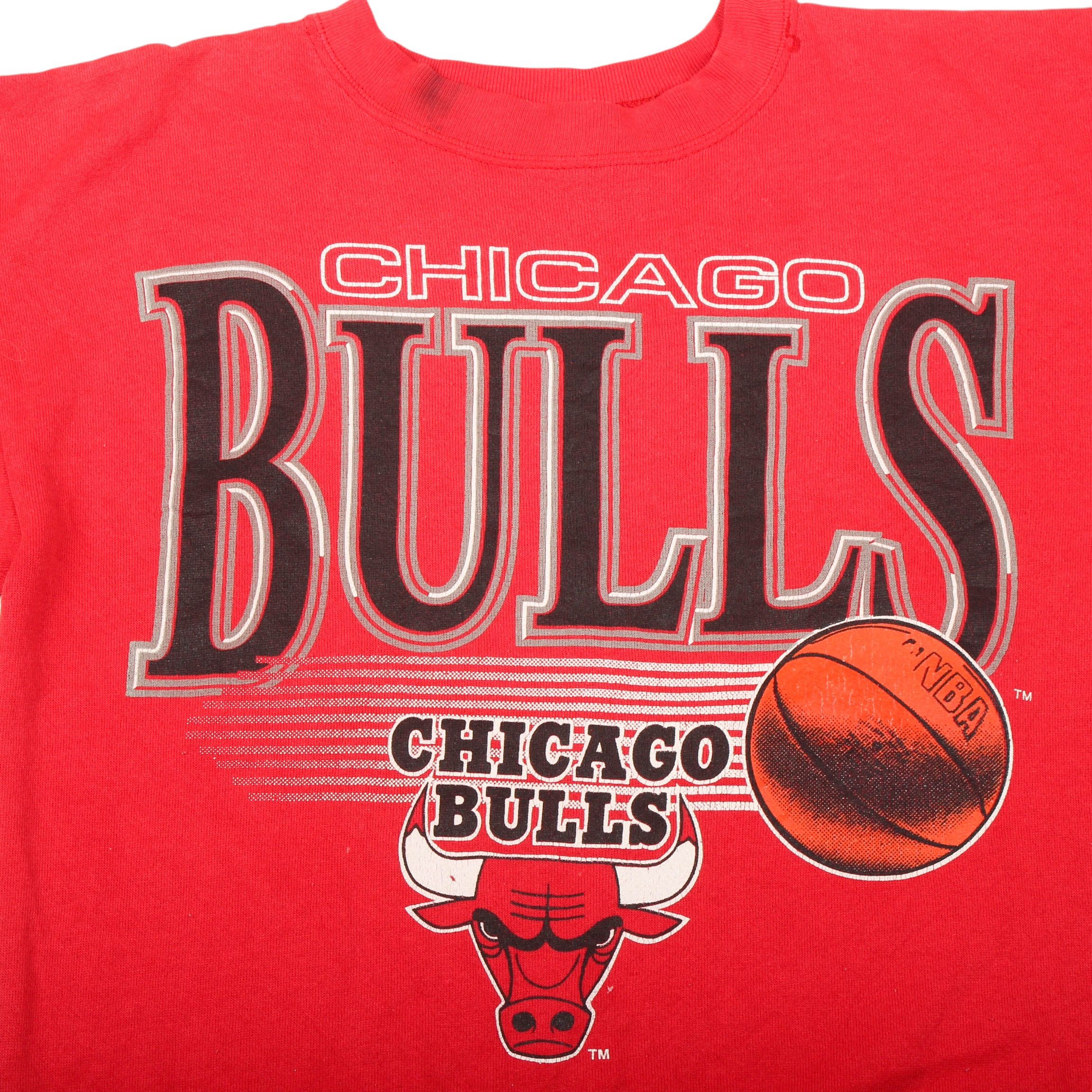 NBA Chicago Bulls Sweatshirt Red 90s NBA Basketball Size US L / EU 52-54 / 3 - 4 Thumbnail