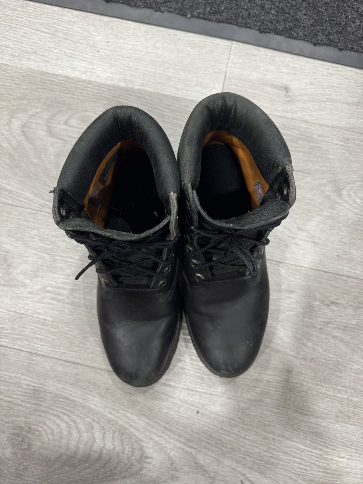 Timberland Timberland 6-inch Leather Black Boots Size US 7.5 / EU 40-41 - 5 Thumbnail