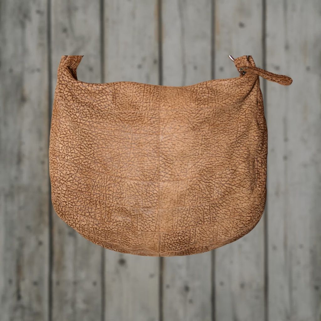 Vintage PACCO Kangaroo Leather Shoulder Bag - Brown - Made in Australia - Women - 16x13in - Zip Closure Size ONE SIZE - 1 Thumbnail