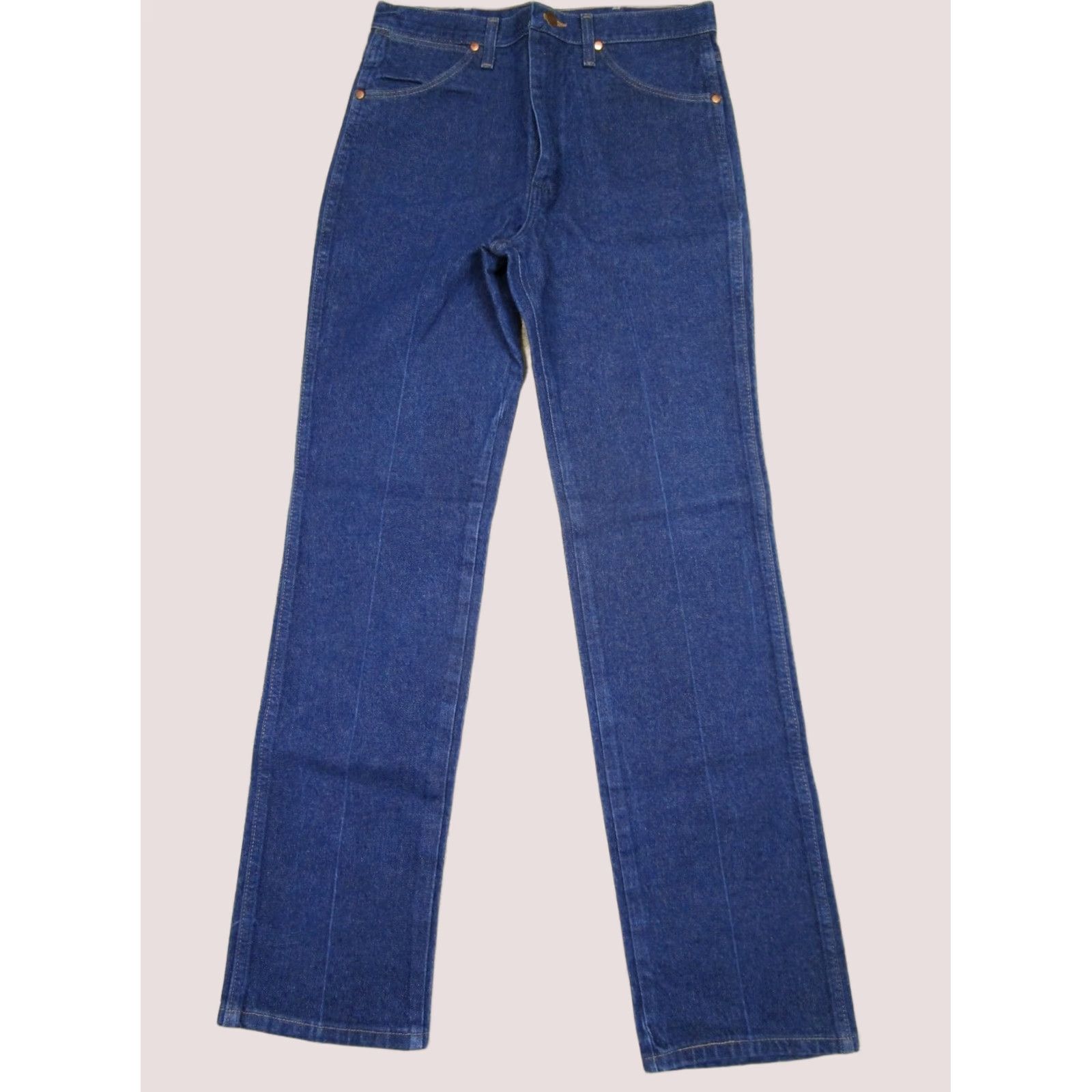 Wrangler Wrangler Jeans Men 33x34 Blue Cowboy Cut Slim Fit Western Jeans Dark Wash Denim Wrangler Cowboy Cut 936 Men Jeans Size US 33 - 1 Thumbnail
