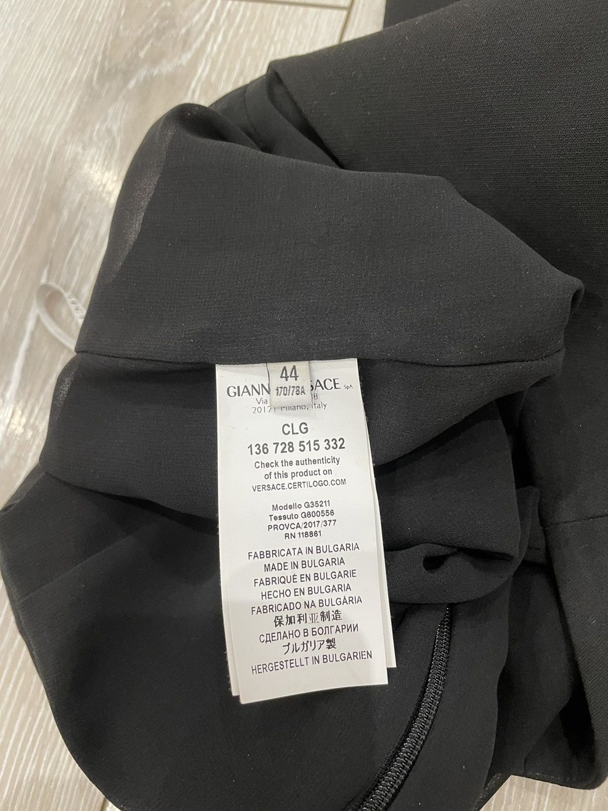 Versace Versace black skirt woman Size 30" / US 8 / IT 44 - 6 Thumbnail