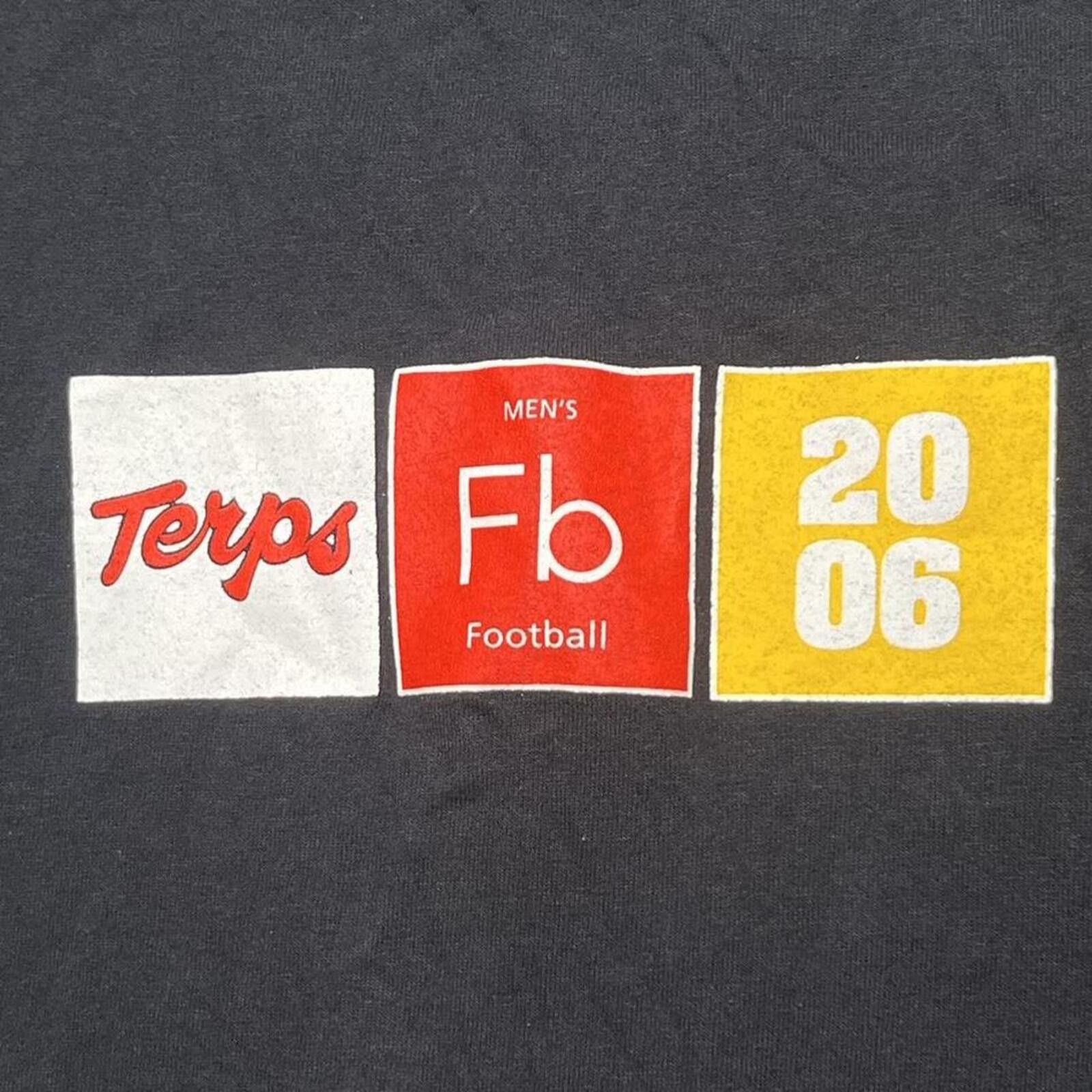 Other Vintage 2006 Maryland Terrapins Football Periodic Tee XL Size US L / EU 52-54 / 3 - 4 Thumbnail
