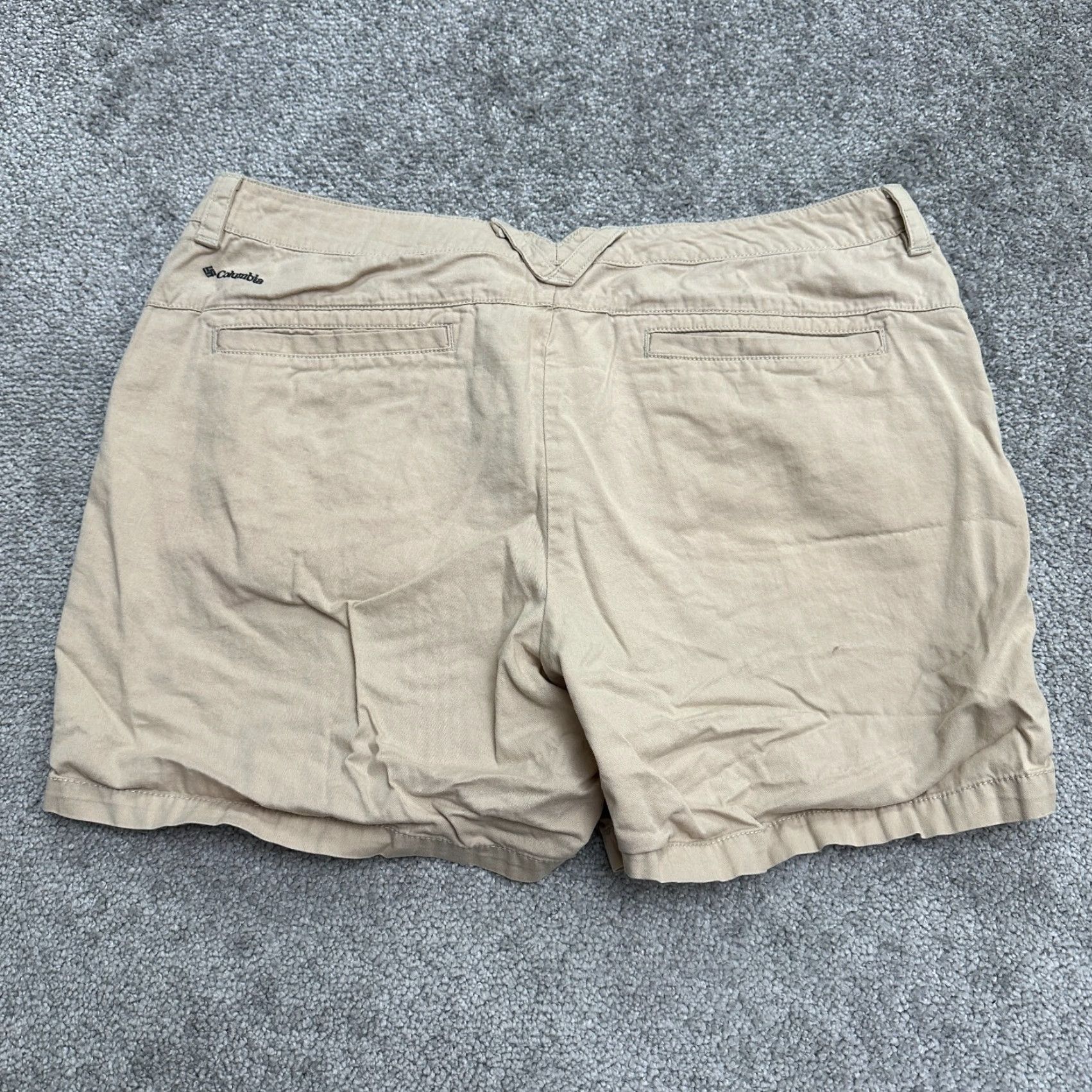 Vintage Columbia Bermuda Shorts Womens 10 Brown Cotton Mid Rise Casual Outdoor 5.5 Inseam Size 32" / US 10 / IT 46 - 2 Thumbnail