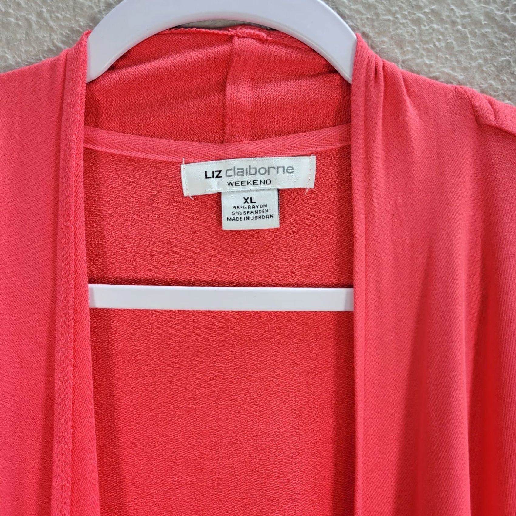 Liz Claiborne Liz Claiborne Weekend Pink Cardigan Sleeveless Open Front XL NWT Womens Sweater Size XL / US 12-14 / IT 48-50 - 5 Thumbnail
