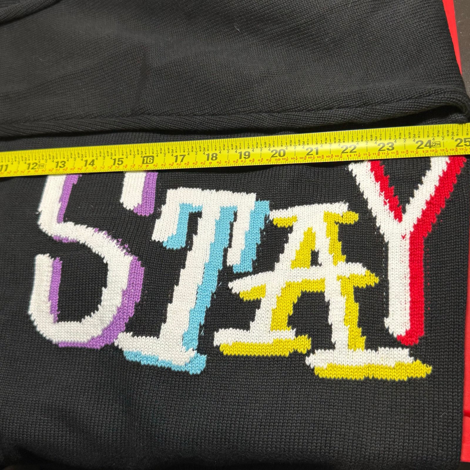 STAYCOOLNYC •NWT• STAY COOL NYC Tribal Wrap Knit Black Crewneck • Large Size US L / EU 52-54 / 3 - 5 Thumbnail