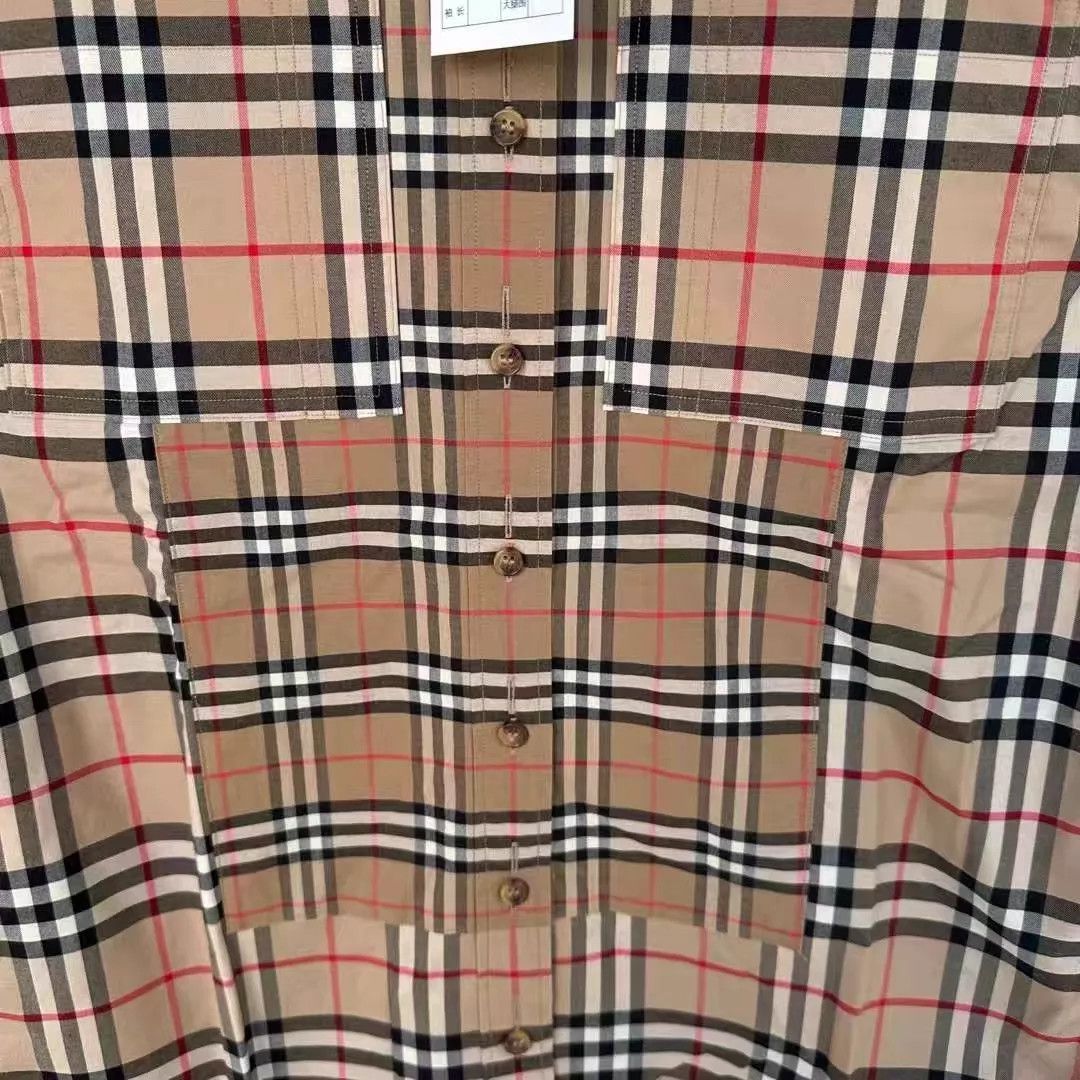 Burberry Burberry new color block shirt women's UK6 Size XS / US 0-2 / IT 36-38 - 3 Thumbnail