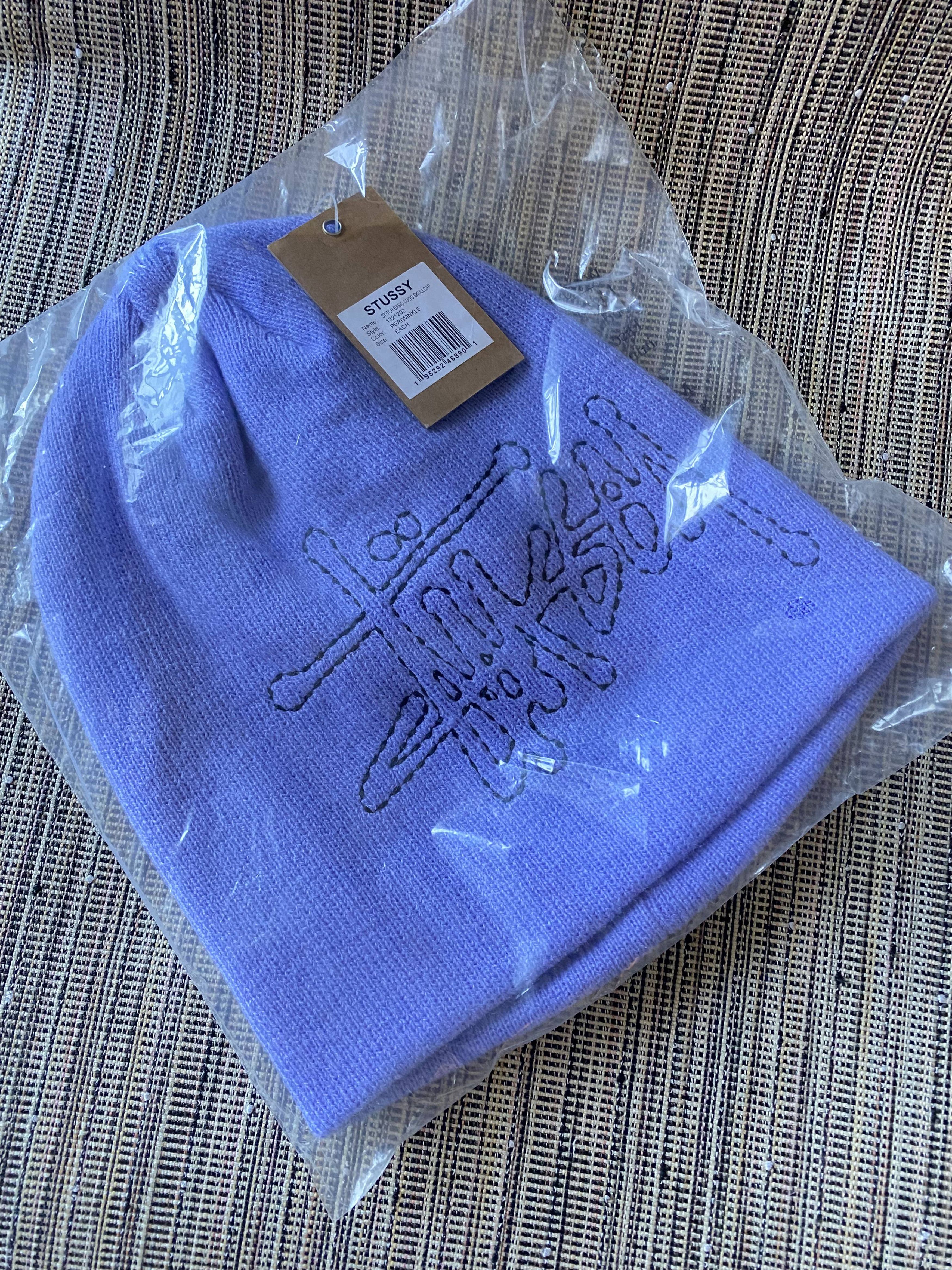 Stussy Stussy Basic Logo Skullcap Beanie in Periwinkle Size ONE SIZE - 1 Preview