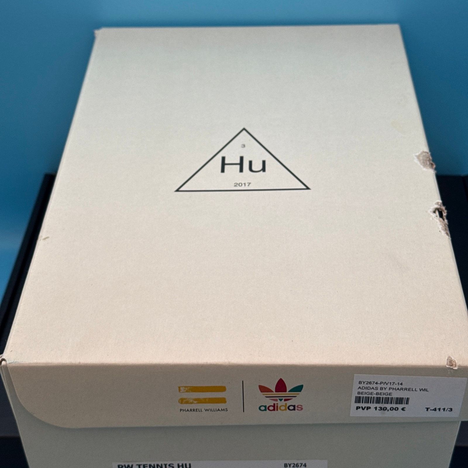 Adidas × Pharrell adidas Pharrell x Tennis Hu Yellow m8 w9.5 Size US 8 / EU 41 - 15 Thumbnail