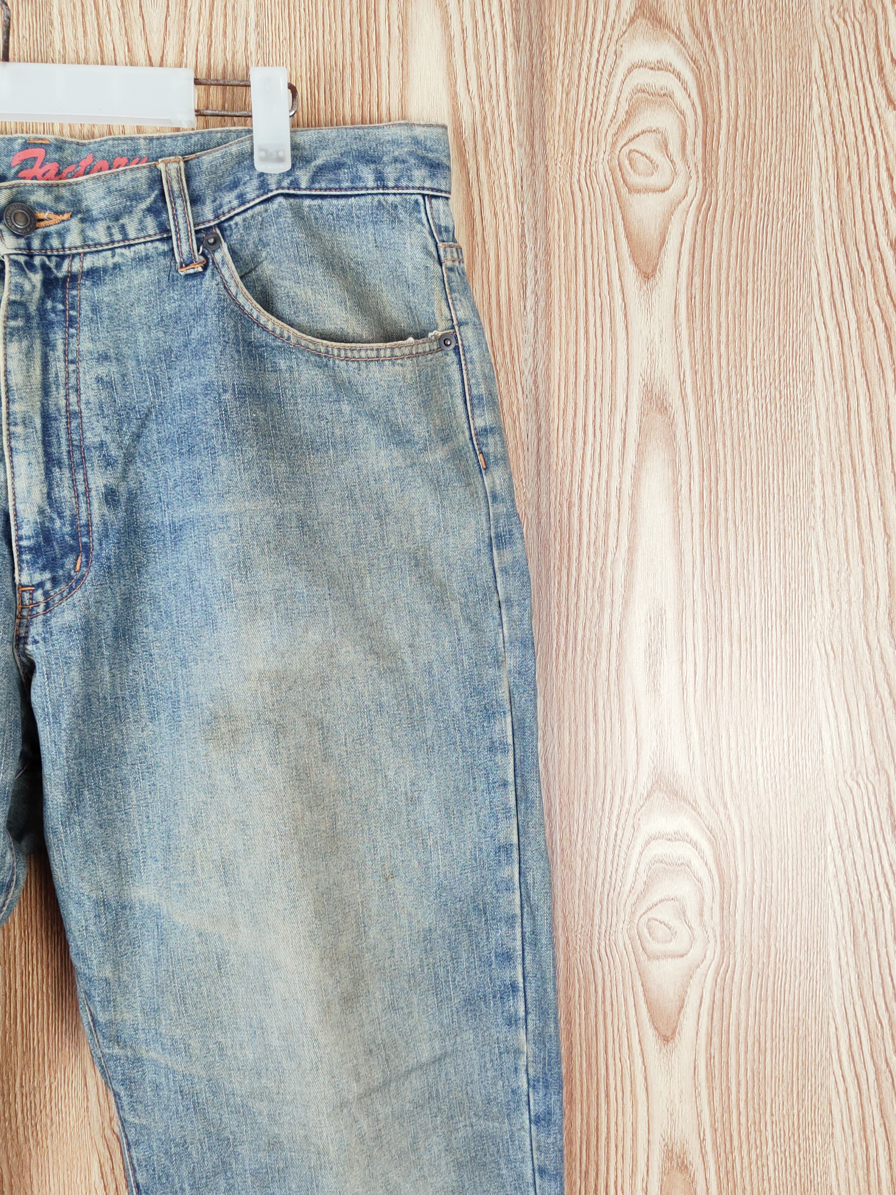 Japanese Brand B.C Factory Blue Faded Distressed Ripped Jeans #W936 Size US 36 / EU 52 - 5 Thumbnail