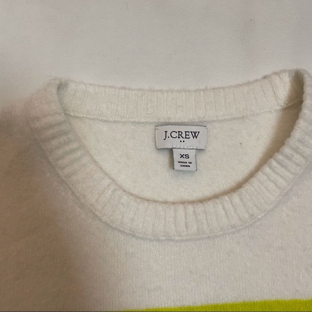 J.Crew New J.Crew Crewneck Colorblock Wool Blend Sweater Size XS Size XS / US 0-2 / IT 36-38 - 6 Thumbnail