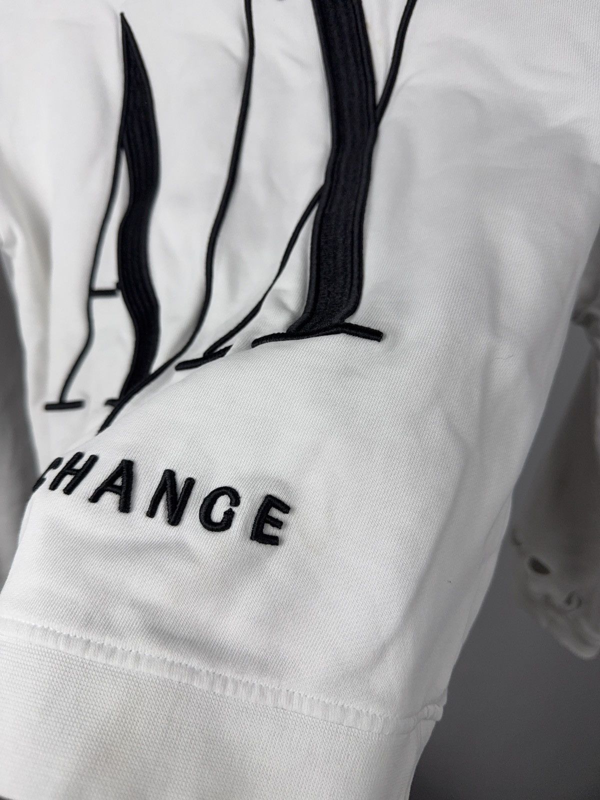 Armani Exchange Armani Exchange ICON Logo Distressed Sleeve Sweatshirt XS Size XS / US 0-2 / IT 36-38 - 9 Thumbnail