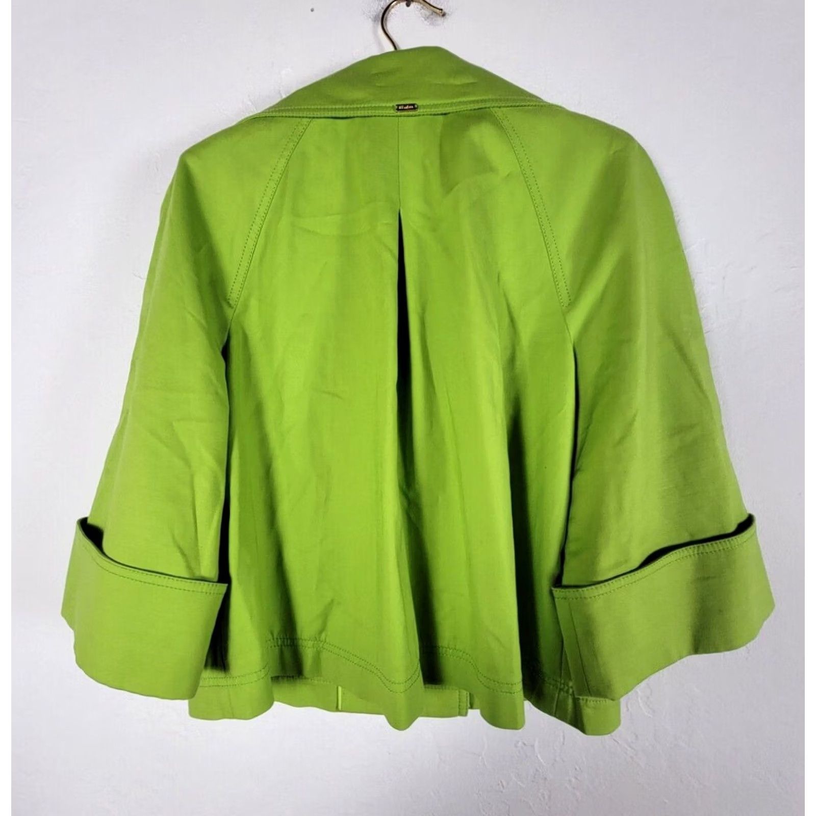 St. John St. John Blazer Shirt Women 3/4 Sleeve Green Double Breasted Coat Jacket Medium Mens Womens (adjust final gender tag if applicable) Size M / US 6-8 / IT 42-44 - 2 Thumbnail