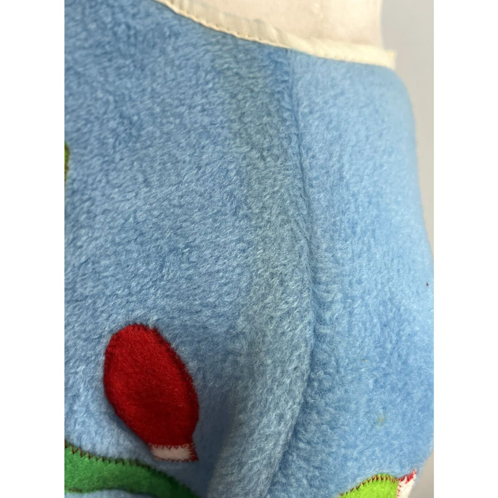 Vintage Vintage Kirklands Home Jacket One Size Womens 90’s Xmas Grandma Fleece Blue Blue? Size ONE SIZE - 7 Thumbnail