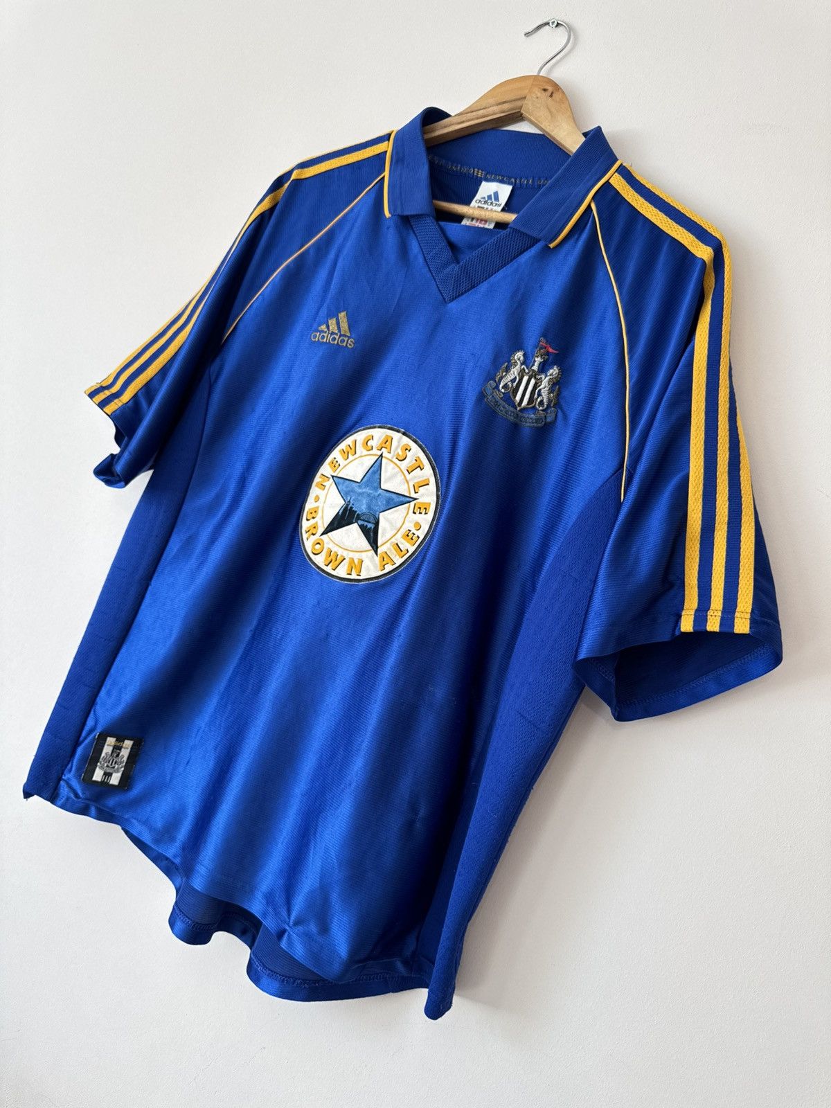 Adidas Vintage Newcastle United 1998-1999 Away Soccer Jersey Shirt Size US XL / EU 56 / 4 - 3 Thumbnail