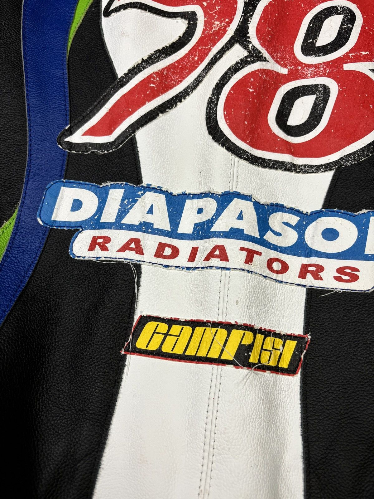 Dolce & Gabbana 2000s Dolce & Gabbana Multicolor Moto Jacket Size US S / EU 44-46 / 1 - 10 Thumbnail