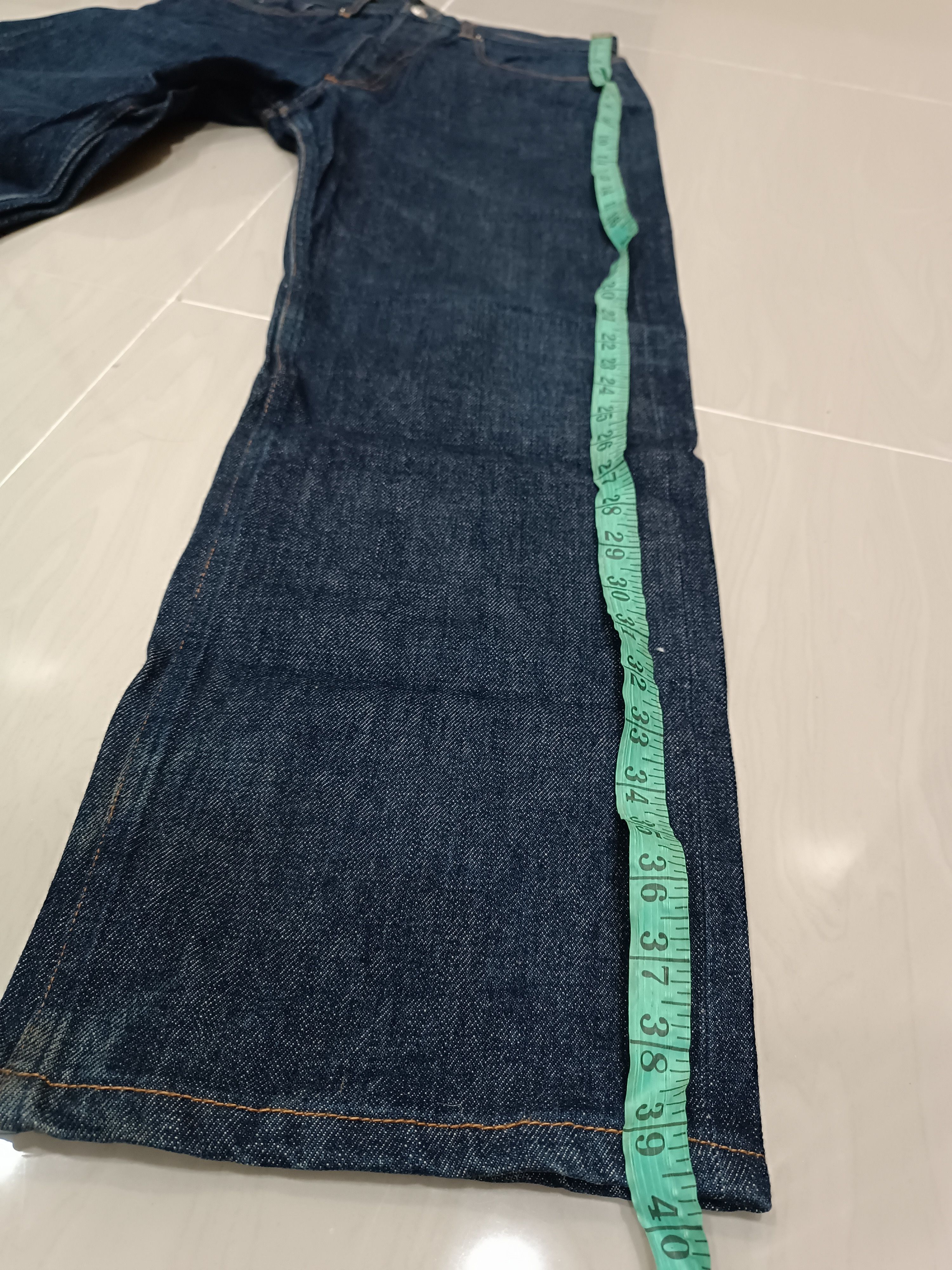 A.P.C. A.P.C. APC Mens Selvedge Dark Blue Jeans Indigo Size US 30 / EU 46 - 11 Thumbnail