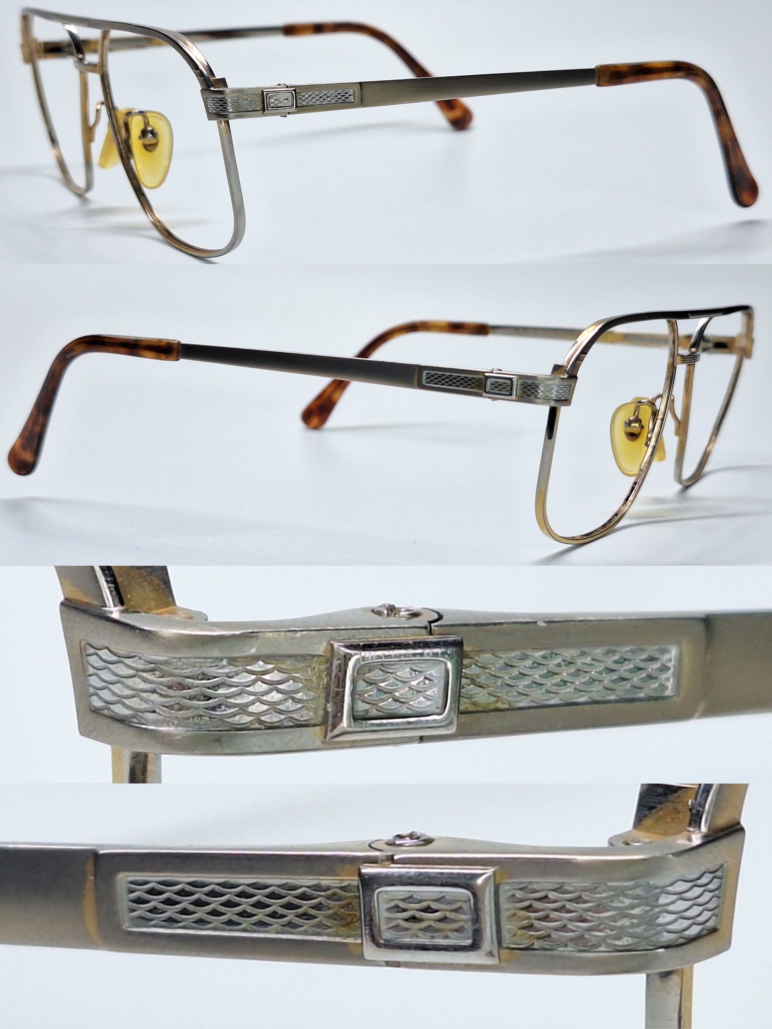 Other CONTINENTAL XO-02 Titanium Double Bridge Eyeglasses frame Size ONE SIZE - 6 Thumbnail